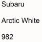 Preview: Subaru, Arctic White, 982.